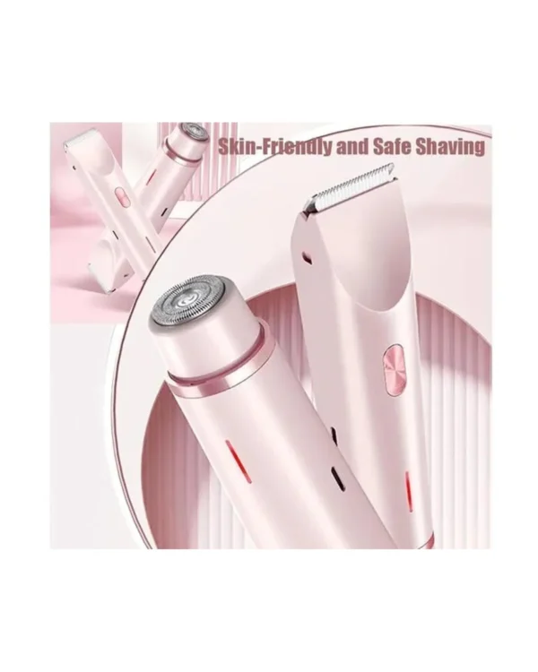 Dual Head Bikini Shaver Women, Comfort 2 en 1 Electric Lady Shaver, Trimmer de cabello eléctrico