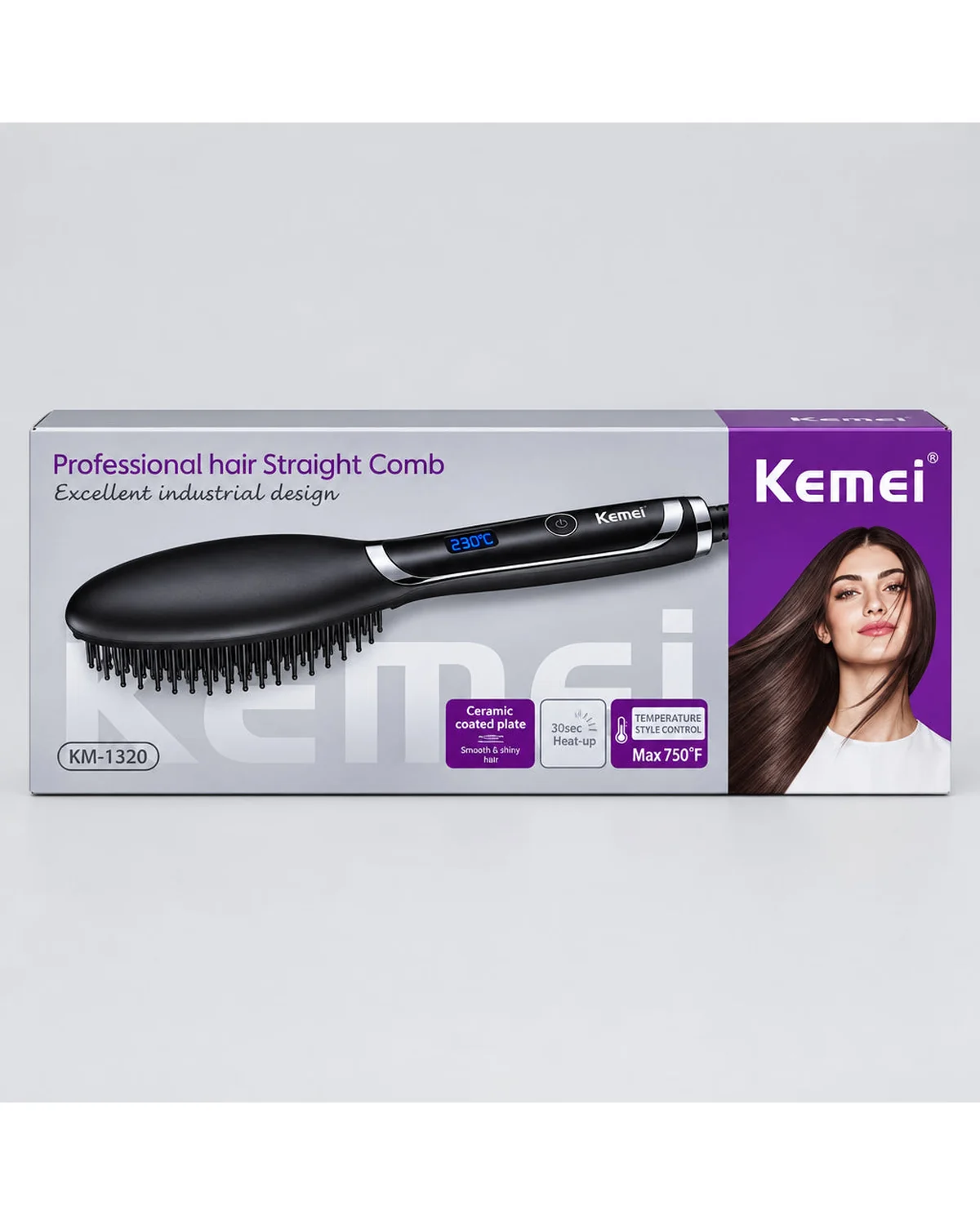 Kemei Professional Hair Straight Comb Model KM-1320