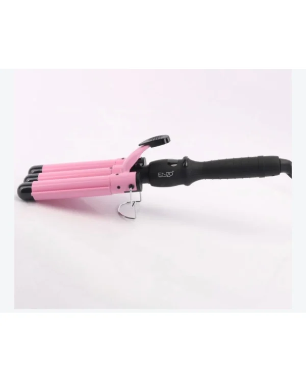 Three 3 Barrel ENZO Pink Deep Hair Waver EN-1967